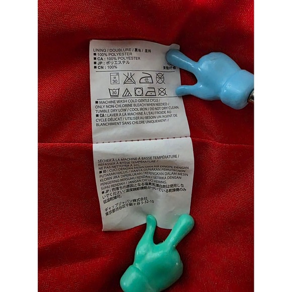 Old Navy Red Black Plaid Button Front V-Neck Short Sleeve Dress Medium M - Picture 6 of 9